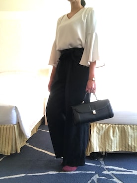 「アイテム（イヤリング）」を使った、Disberryさん（レディース・159cm・20代）の冬コーディネート