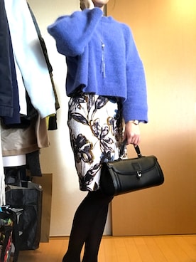 「アイテム（イヤリング）」を使った、Disberryさん（レディース・159cm・20代）の冬コーディネート