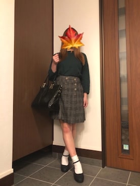 「une autre（ユノートル）のアイテム」を使った、ぬっちさん（レディース・159cm）の秋コーディネート