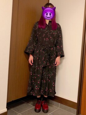 ワンピース ドレスを使った 紫髪 の人気ファッションコーディネート Wear