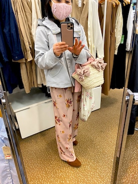「tocco closet（トッコ　クローゼット）のアイテム（マウンテンパーカー）」を使った、Misa【相互フォロー】さん（レディース・149cm）の春コーディネート
