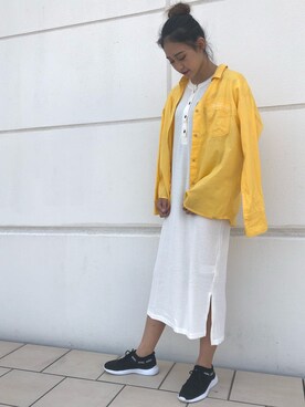 「テラスモール湘南」｜「アイテム（シューズ）」を使った、チャンスミさん（レディース・165cm）の夏コーディネート