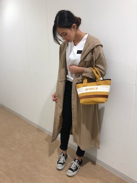 「テラスモール湘南」｜「アイテム（デニムパンツ）」を使った、チャンスミさん（レディース・165cm）の夏コーディネート