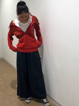 「テラスモール湘南」｜「アイテム（タンクトップ）」を使った、チャンスミさん（レディース・165cm）の夏コーディネート