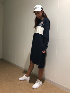 「テラスモール湘南」｜「アイテム（キャップ）」を使った、チャンスミさん（レディース・165cm）の夏コーディネート