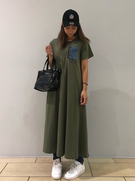 「テラスモール湘南」｜「アイテム（キャップ）」を使った、チャンスミさん（レディース・165cm）の夏コーディネート
