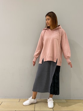 「テラスモール湘南」｜「アイテム（ワンピース）」を使った、チャンスミさん（レディース・165cm）の秋コーディネート