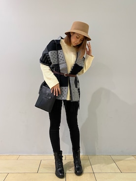 「テラスモール湘南」｜「アイテム（その他シューズ）」を使った、チャンスミさん（レディース・165cm）の秋コーディネート