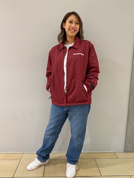 「テラスモール湘南」｜「アイテム（スウェット）」を使った、チャンスミさん（レディース・165cm）の冬コーディネート