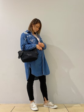 「テラスモール湘南」｜「アイテム（ニット/セーター）」を使った、チャンスミさん（レディース・165cm）の冬コーディネート