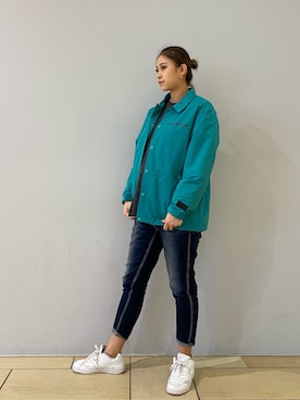 「テラスモール湘南」｜「アイテム（スウェット）」を使った、チャンスミさん（レディース・165cm）の冬コーディネート