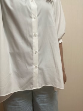 「アイテム（チノパンツ）」を使った、nico¨̮さん（レディース・168cm・10代）の夏コーディネート