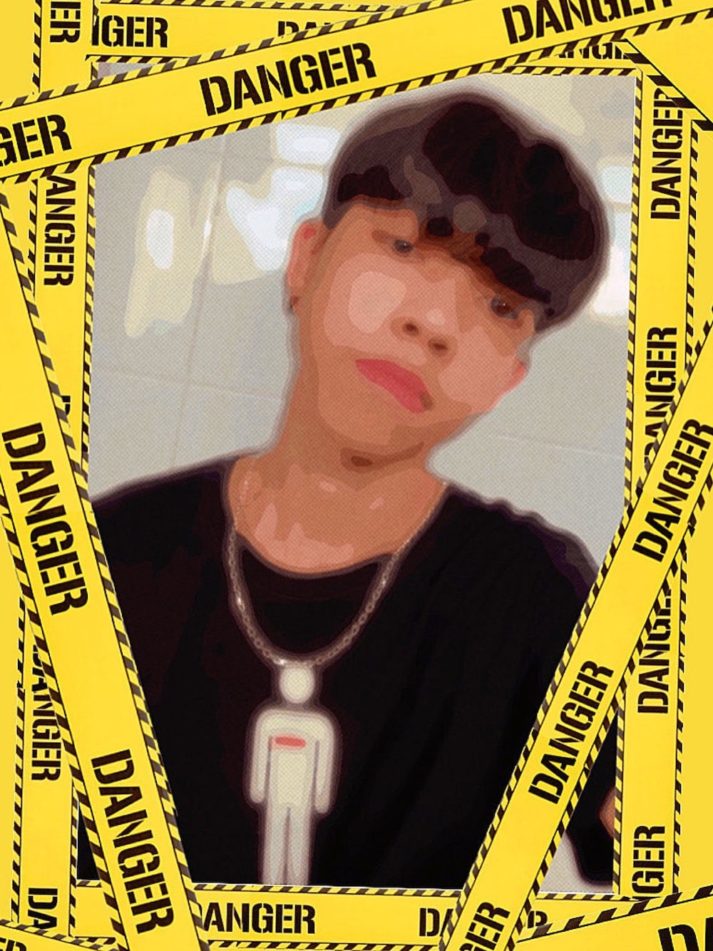 「music、HIPHOP、rapper、jethrotang、jethrotang鄧柏軒、鄧柏軒、街頭穿搭、休閒、Hong Kong、JethroDaily」｜「Balenoのアイテム（Tシャツ/カットソー、ブラック系）」を使った、Jethro Tangさん（メンズ・163cm）の夏コーディネートの1枚目の写真