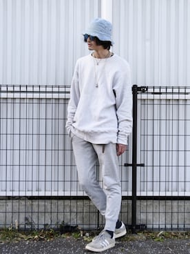 「FENDI（フェンディ）のアイテム」を使った、君嶋麻耶さん（メンズ・176cm）の冬コーディネート