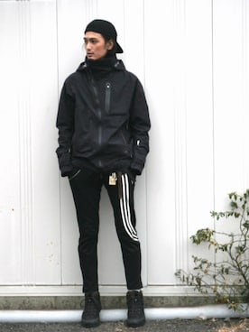 「mountain of moods  （マウンテンオブムーズ）のアイテム」を使った、君嶋麻耶さん（メンズ・176cm）の春コーディネート