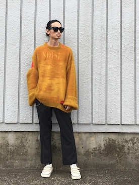 「UNACT（アナクト）のアイテム」を使った、君嶋麻耶さん（メンズ・176cm）の春コーディネート