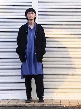 君嶋麻耶さん(メンズ・176cm)の秋コーディネート