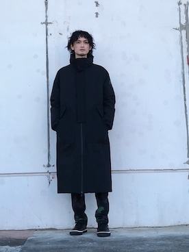 「TATRAS（タトラス）のアイテム（ジャケット/アウター）」を使った、君嶋麻耶さん（メンズ・176cm）の冬コーディネート