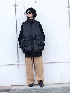 君嶋麻耶さんの（Y-3 | ワイスリー）を使ったコーディネート