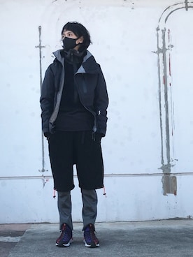 「mountain of moods  （マウンテンオブムーズ）のアイテム」を使った、君嶋麻耶さん（メンズ・176cm）の冬コーディネート