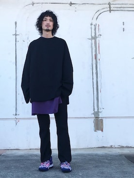 君嶋麻耶さん（メンズ・176cm）の春コーディネート