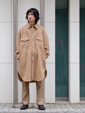 Iroquois（イロコイ）の「DRAPE WRAP COAT（）」 - WEAR