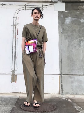 君嶋麻耶さん（メンズ・176cm）の夏コーディネート