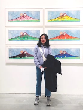 「草间弥生的展」｜jjlin1307さん（レディース・160cm）の夏コーディネート