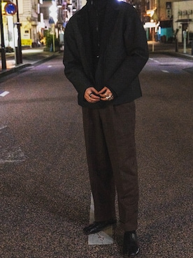 「SISE（シセ）のアイテム（ジャケット/アウター）」を使った、sさん（メンズ・176cm）の冬コーディネート