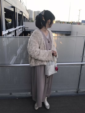 「casselini」｜「アイテム（その他アウター）」を使った、coyuri  ⑅⃝さん（レディース・167cm）の春コーディネート