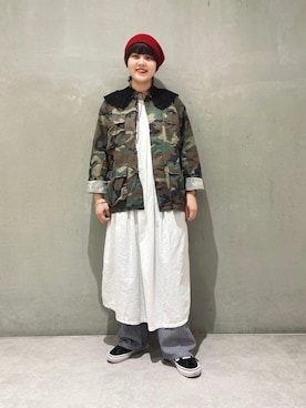 「SHENERY（シーナリー）のアイテム（ブルゾン）」を使った、chihi.sさん（レディース・168cm）の春コーディネート