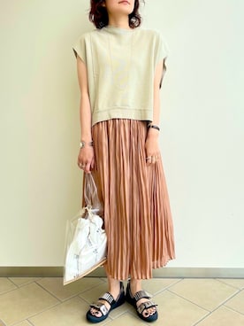 タカハシカナエさん（レディース・170cm）の春コーディネート