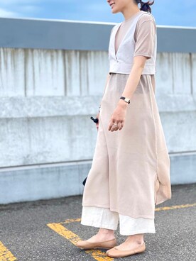 タカハシカナエさん（レディース・170cm）の夏コーディネート