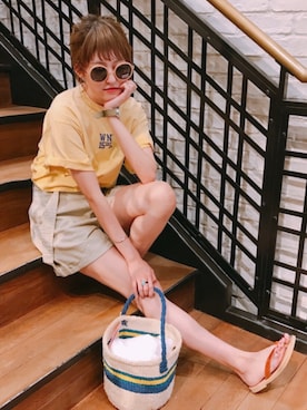 asuka tanioさん(レディース・163cm)の夏コーディネート