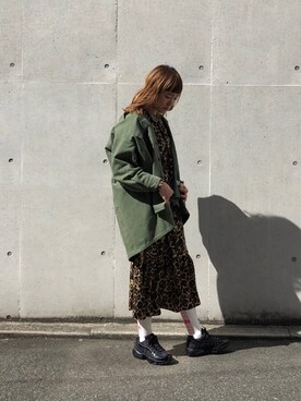 「SUPERTHANKS」｜「アイテム（スニーカー）」を使った、asuka  tanioさん（レディース・163cm）の冬コーディネート