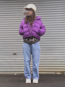 「ハラチ」｜「アイテム（ジャケット/アウター）」を使った、すまいる☻さん（レディース・164cm）の冬コーディネート