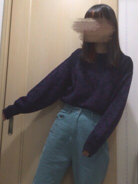 「me（ミイ）のアイテム（パンツ）」を使った、すまいる☻さん（レディース・164cm）の冬コーディネート