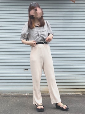 すまいる☻さん（レディース・165cm）の夏コーディネート