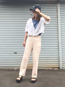 すまいる☻さん（レディース・164cm）の夏コーディネート