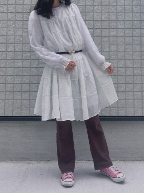 すまいる Wegoのワンピースを使ったコーディネート Wear