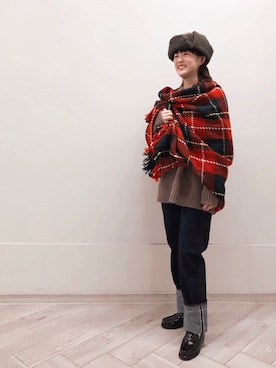 「cableami 」｜MIOさん（レディース・153cm）の冬コーディネート