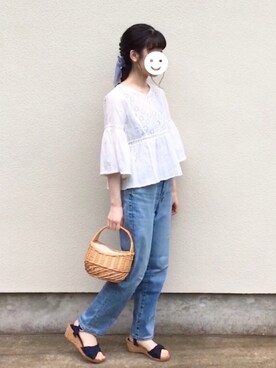 まなかさん（レディース・166cm）の夏コーディネート