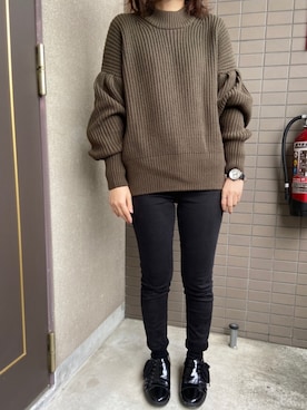 yuさん（レディース・150cm）の冬コーディネート