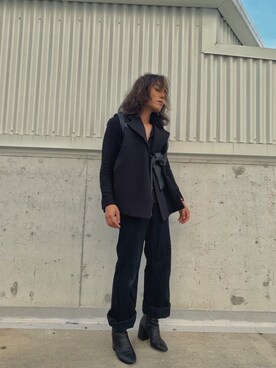 「MARGIELA」｜「アイテム（ジャケット/アウター）」を使った、karleuterioさん（メンズ・160cm）の冬コーディネート