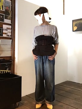 yuさん（レディース・154cm）の春コーディネート