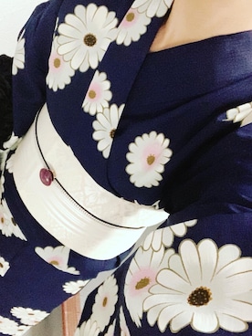 「撫松庵（ブショウアン）のアイテム」を使った、スマイルさん（レディース・163cm）の夏コーディネート