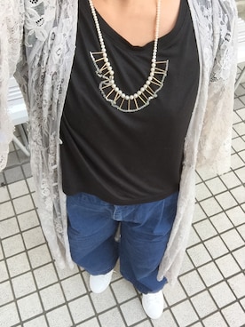 「MARC JACOBS（マークジェイコブス）のアイテム（スニーカー）」を使った、ayaco.mさん（レディース・150cm）の夏コーディネート