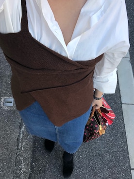 「MARC JACOBS（マークジェイコブス）のアイテム（スカート）」を使った、ayaco.mさん（レディース・150cm）の秋コーディネート