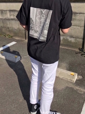 「OMNES（オムネス）のアイテム」を使った、mamiさん（レディース・167cm）の夏コーディネート