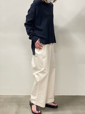 「OMNES（オムネス）のアイテム」を使った、mamiさん（レディース・167cm）の冬コーディネート